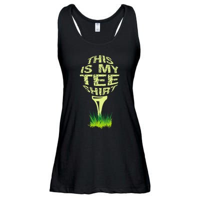 This Is My Golfer Ladies Essential Flowy Tank