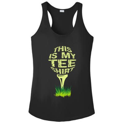 This Is My Golfer Ladies PosiCharge Competitor Racerback Tank