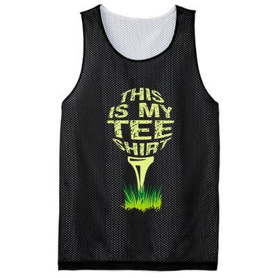 This Is My Golfer Mesh Reversible Basketball Jersey Tank