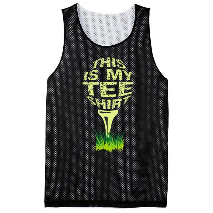 This Is My Golfer Mesh Reversible Basketball Jersey Tank