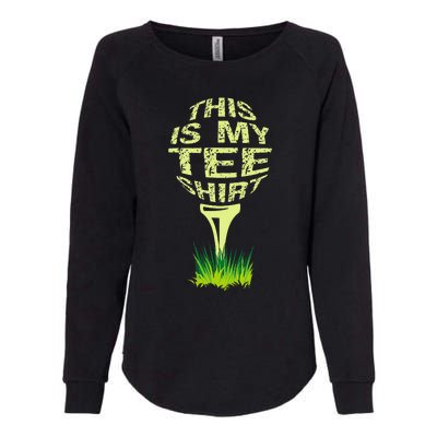 This Is My Golfer Womens California Wash Sweatshirt