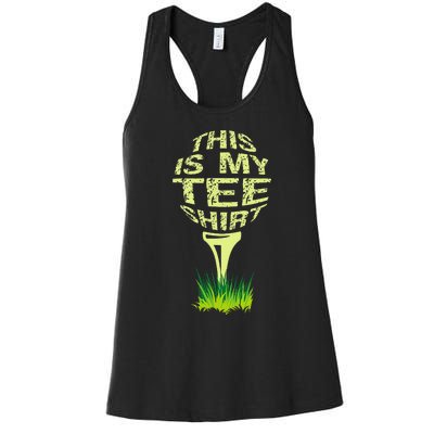 This Is My Golfer Women's Racerback Tank