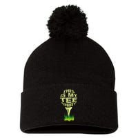 This Is My Golfer Pom Pom 12in Knit Beanie