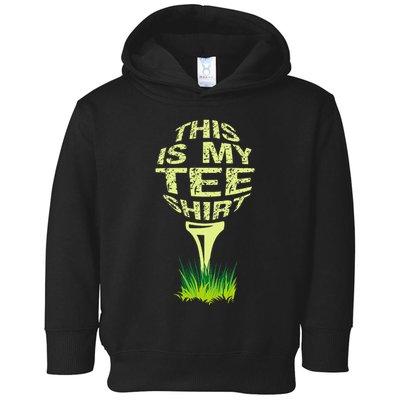 This Is My Golfer Toddler Hoodie