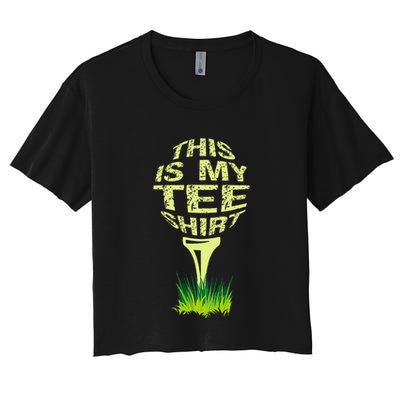 This Is My Golfer Crop Top