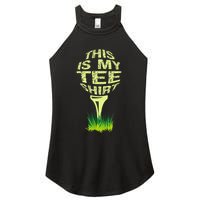 This Is My Golfer Women's Perfect Tri Rocker Tank
