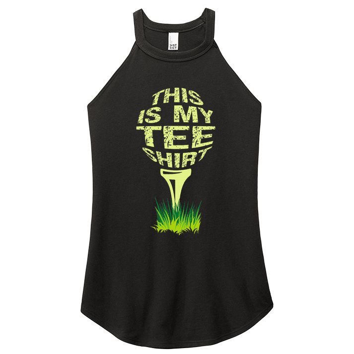 This Is My Golfer Women's Perfect Tri Rocker Tank