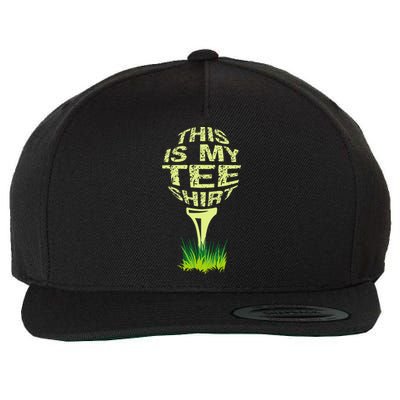 This Is My Golfer Wool Snapback Cap