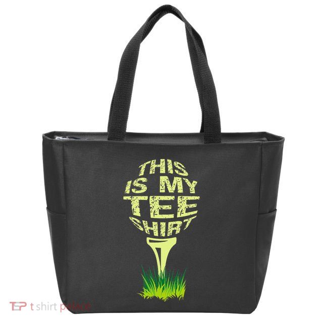 This Is My Golfer Zip Tote Bag