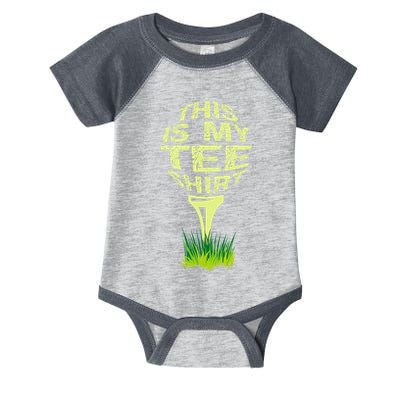 This Is My Golfer Infant Baby Jersey Bodysuit