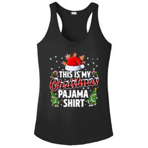 This Is My Christmas Pajama Shirts Ladies PosiCharge Competitor Racerback Tank