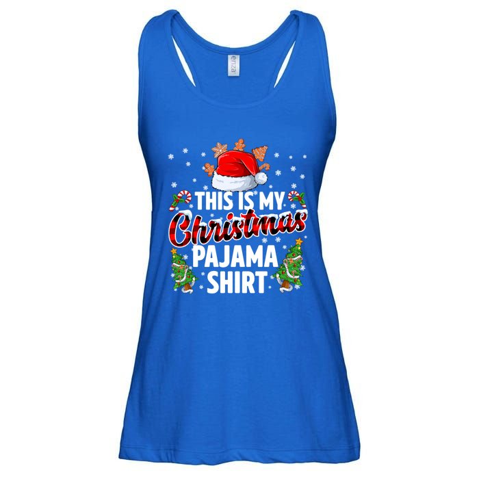 This Is My Christmas Pajama Shirts Ladies Essential Flowy Tank