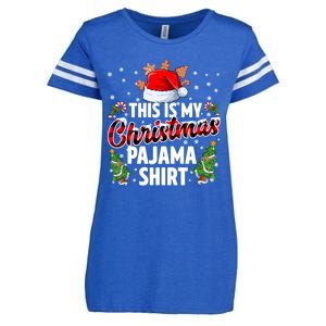 This Is My Christmas Pajama Shirts Enza Ladies Jersey Football T-Shirt