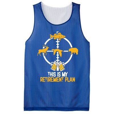 This Is My Retiret Plan Hunting Fishing Ing Beer Gift Mesh Reversible Basketball Jersey Tank