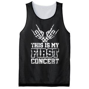 This Is My First Concert Mesh Reversible Basketball Jersey Tank