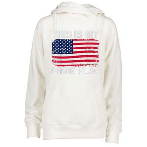 This Is My Pride Flag Womens Funnel Neck Pullover Hood