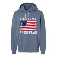 This Is My Pride Flag Garment-Dyed Fleece Hoodie