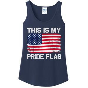 This Is My Pride Flag Ladies Essential Tank