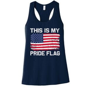 This Is My Pride Flag Women's Racerback Tank