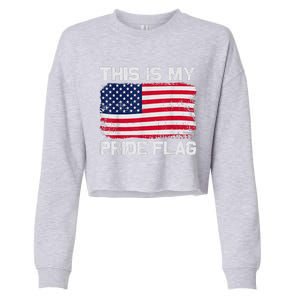 This Is My Pride Flag Cropped Pullover Crew