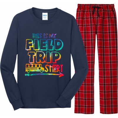 This Is My Field Trip Teachers Field Trip Day School Long Sleeve Pajama Set