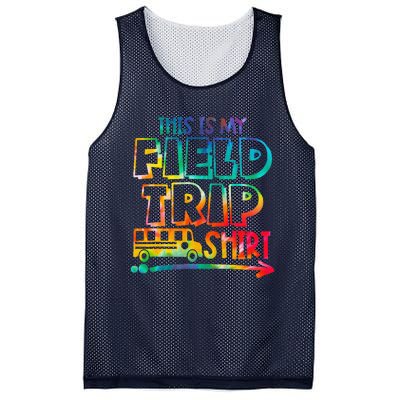 This Is My Field Trip Teachers Field Trip Day School Mesh Reversible Basketball Jersey Tank