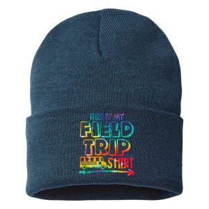 This Is My Field Trip Teachers Field Trip Day School Sustainable Knit Beanie