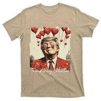 Trump Is My Valentine Funny Trump Valentine Retro Trump 2025 T-Shirt