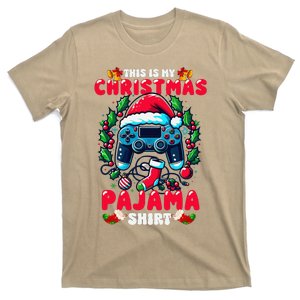 This Is My Christmas Pajama Video Game Funny Xmas Santa Hat T-Shirt