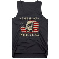 This Is My Pride Flag Trump 2024 American Flag 4th Of July Tank Top