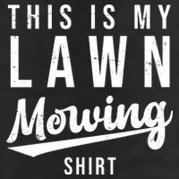 This Is My Lawn Mowing Shirt Adult Drive Performance Visor