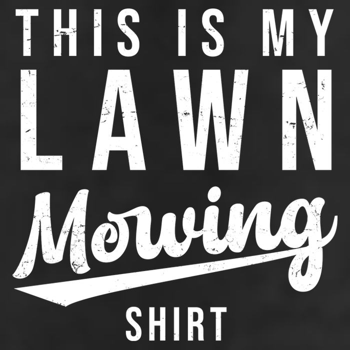 This Is My Lawn Mowing Shirt Adult Drive Performance Visor