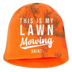 This Is My Lawn Mowing Shirt Kati - Camo Knit Beanie