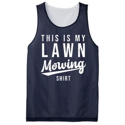 This Is My Lawn Mowing Shirt Mesh Reversible Basketball Jersey Tank