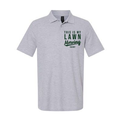 This Is My Lawn Mowing Shirt Softstyle Adult Sport Polo