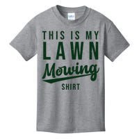 This Is My Lawn Mowing Shirt Kids T-Shirt