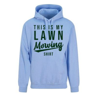 This Is My Lawn Mowing Shirt Unisex Surf Hoodie