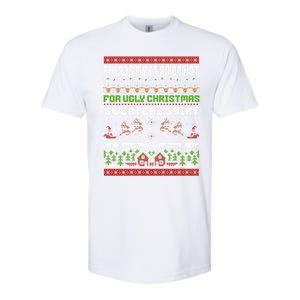 This Is My ItS Too Hot For Ugly Christmas Gift Softstyle CVC T-Shirt