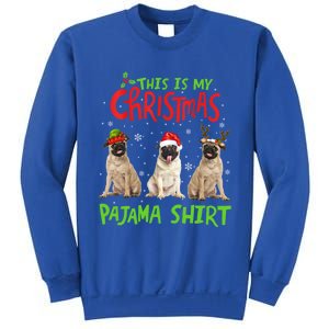 This Is My Christmas Pajama Pug Xmas Dog Lover Cool Gift Sweatshirt