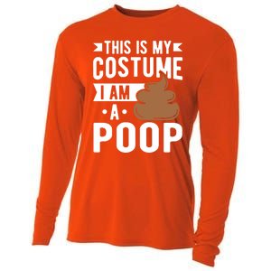 This Is My Costume I Am A Poop Halloween Poop Gift Cooling Performance Long Sleeve Crew