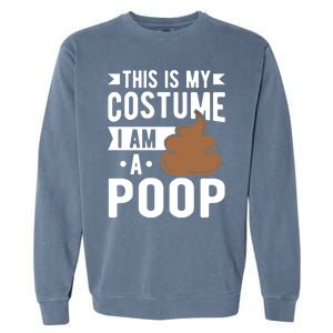 This Is My Costume I Am A Poop Halloween Poop Gift Garment-Dyed Sweatshirt