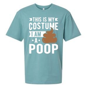 This Is My Costume I Am A Poop Halloween Poop Gift Sueded Cloud Jersey T-Shirt