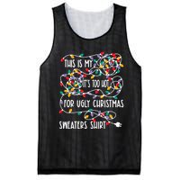 This Is My ItS Too Hot For Ugly Christmas Mesh Reversible Basketball Jersey Tank