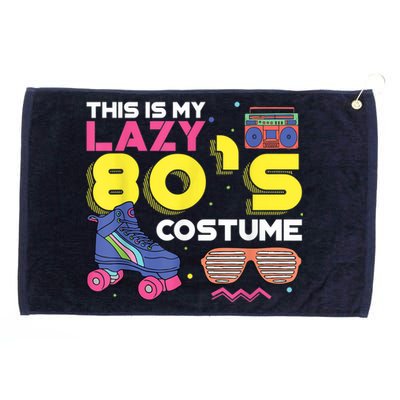 This Is My Lazy 80s Costume Funny Eighties Generation 80s Shirt Grommeted Golf Towel