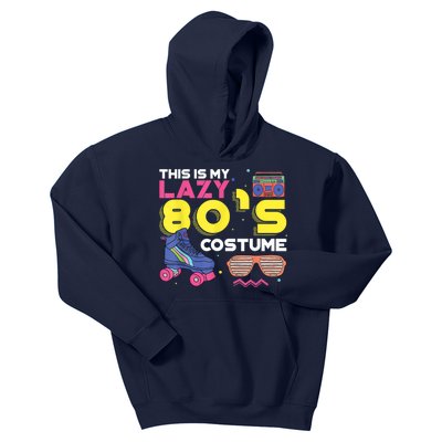 This Is My Lazy 80s Costume Funny Eighties Generation 80s Shirt Kids Hoodie