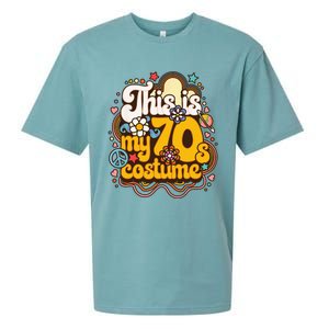 This Is My 70s Costume Theme Party Hippie Retro Friends Sueded Cloud Jersey T-Shirt