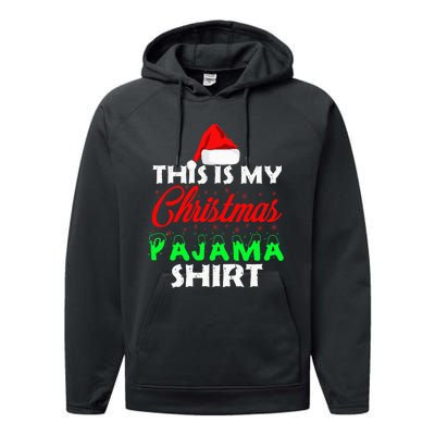 This is My Christmas Pajama Family Gift Set Performance Fleece Hoodie