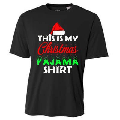 This is My Christmas Pajama Family Gift Set Cooling Performance Crew T-Shirt