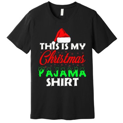 This is My Christmas Pajama Family Gift Set Premium T-Shirt