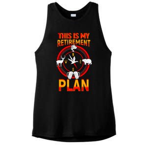 This Is My Retiret Plan Animal Hunting Beer Ing Gift Great Gift Ladies PosiCharge Tri-Blend Wicking Tank